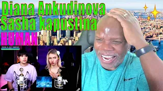 Diana Ankinova reaction - Human ft Sasha Kapustina | Russia #DianaAnkinova #SashaKapustina 💕 🔥