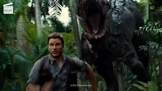 Jurassic World : L'Indominus Rex dans la cage (CLIP HD)