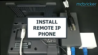 Plug in Remote IP Phone. Avaya J179. ACO Avaya Cloud Office. McBricker