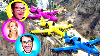 SFIDA A CHI ATTERRA PER PRIMO CON L'AEREO SUL MONTE CHILIAD! - Gta 5