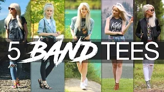 HOW TO STYLE: BAND TEES | 5 WAYS