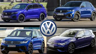 VW Touareg R 462HP VS VW T-Roc R 300HP VS VW Tiguan R 320HP VS VW Golf 8 R 320HP