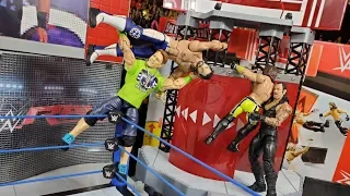 AUTHENTIC WWE ENTRANCE STAGE VS NEW WREKKIN SLAM PLAYSET