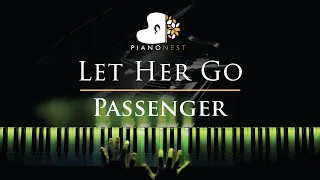 Passenger - Let Her Go - Piano Karaoke Instrumental Cover with Lyrics