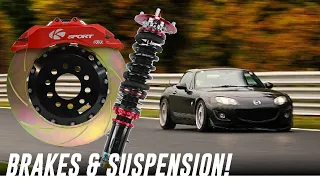 Road + Track NC MX5 // Part 4: Brakes & Suspension // Essential Upgrades