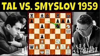 Grabe! Party party TECHNIQUE! || GM Tal vs  GM Smyslov Candidates 1959 || # 456