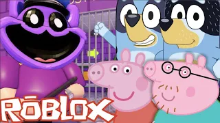 Peppa Pig With Bluey Play Roblox CatNap Barry’s Prison