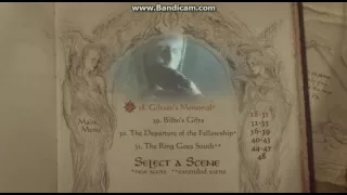 Lord Of The Rings DVD Menu Walkthrough Part 1: Feature Film