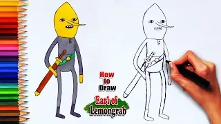 How to Draw Earl of Lemongrab || Easy drawing tutorials | learning for arts