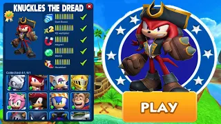 Sonic Dash - Knuckles the Dread New Sonic Prime Character Unlocked Fully Upgraded All 70 Characters