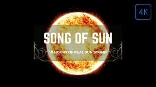 Song of Sun | 10 Hours of Sun Surface hot plasma Sound | White Noise