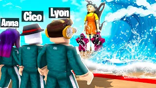 GIOCO SQUID GAME SU ROBLOX CON I MIEI AMICI!!