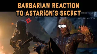 Baldur's Gate 3 Patch 7: Barbarian Reacts To Astarion's Secret!