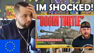 European Reacts to The Doom Turtle - America's Only Super Heavy Tank