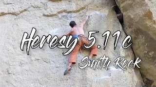 Heresy 5.11c (onsight) - Smith Rock