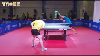 Tenis Meja Latihan Servis Buchi Kiri Ma Long