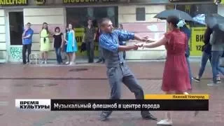 Музыкально-танцевальный флешмоб устроили в Нижнем Новгороде