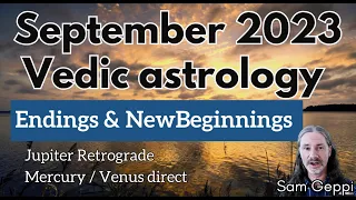 September 2023 Vedic astrology Venus Mercury Sun Jupiter Saturn Leo Virgo