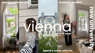 vienna diaries: first week back in vienna, new uni, friends reunion, shopping, city strolls, coffee