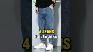 4 Jeans Every Man Should Have ✅ || #shorts #viral