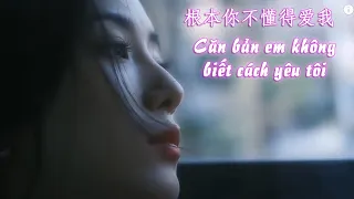 [Vietsub + Pinyin] Căn bản em không biết cách yêu tôi - Đặng Nhạc Chương (根本你不懂得爱我 - 鄧岳章)