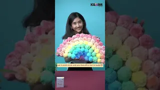 How to make a rainbow PomPom door mat at home | Kadam Colors