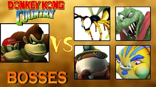 Donkey Kong Country Series: All Bosses (No Damage)