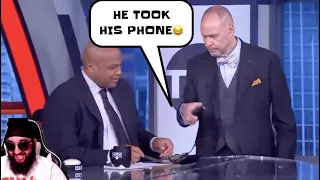 😂😂! Ernie Johnson being a Savage compilation REACTION