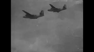 USAAF A-20 Havoc shot down by flak in early 1944 over Monte Cassino