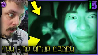 Nuke's Top 5 - SCARY Ghost Videos That'll Make You CRY for DADDY | REACTION