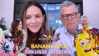 Katharine McPhee Foster & David Foster - Unmasked Interviews Banana Split (9 December 2021)