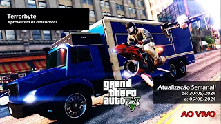 Atualização Semanal! Como fazer muita grana essa semana? GTAV Online! Terrorbyte com desconto!