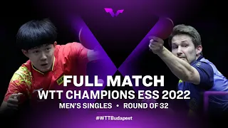 FULL MATCH | Kristian Karlsson vs Wang Chuqin | MS Rd 32 | WTT Champions ESS 2022