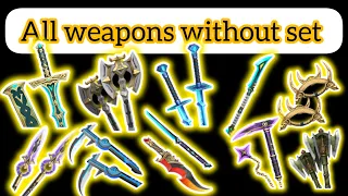 All Special Weapons without set Shadow fight 3 #shadowfight3