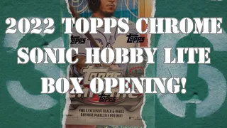 2022 Topps Chrome Sonic Hobby Lite Baseball Box Opening! Shiny hits!