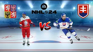 ČESKO vs SLOVENSKO v NHL 24 /random zapasy v NHL #1