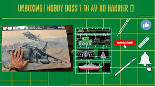 Unboxing | Hobby Boss 1/18 AV 8B Harrier II Model Kit