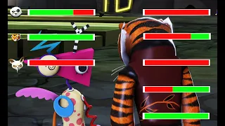 KUNG FU PANDA  4 VS The Amazing Digital Circus animation with HEALTHBARS