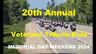 20th Annual Veterans Tribute Ride (FULL VIDEO) Iron Mountain, MI #motorcycles #motorcyclerally