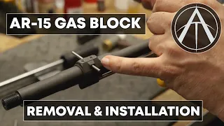 Replacing a pinned gas block