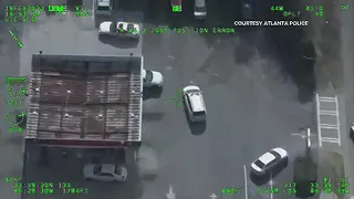 Police chase in Atlanta of driver who rammed, squeezed past Georgia State Patrol cruisers