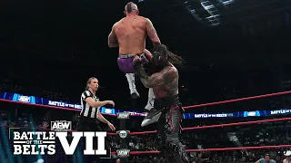 Perfect 10 Million BC? TNT Champ, Luchasaurus, vs Shawn Spears| 07/15/23 AEW Battle of the Belts VII