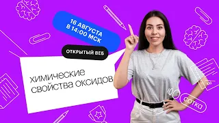 Химические свойства оксидов | ЕГЭ ХИМИЯ 2022 | СОТКА