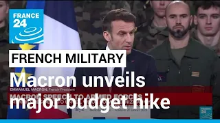 REPLAY - Macron announces massive increase in defence spending • FRANCE 24 English