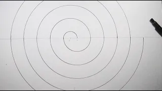 Como desenhar Espiral bicêntrica