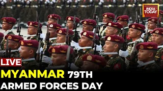 LIVE | Myanmar Military Parade | Myanmar 79th Armed Forces Day | Myanmar Military News Live