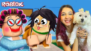 Roblox - FOMOS ADOTADAS POR UMA VOVÓ MALVADA (Pet Story) | Luluca Games