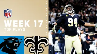 Saints' Top Plays from Week 17 vs. Panthers | New Orleans Saints