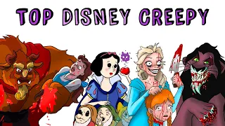 TOP DlSNEY CREEPY | Draw My Life