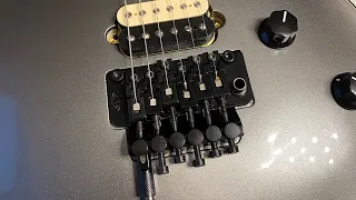 EVH Wolfgang USA-demo after mods to the bridge(see description)